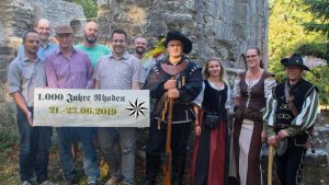 Jubiläum 2019 - Landsknechte, Ortsbeirat und Vorstand der Schützengesellschaft